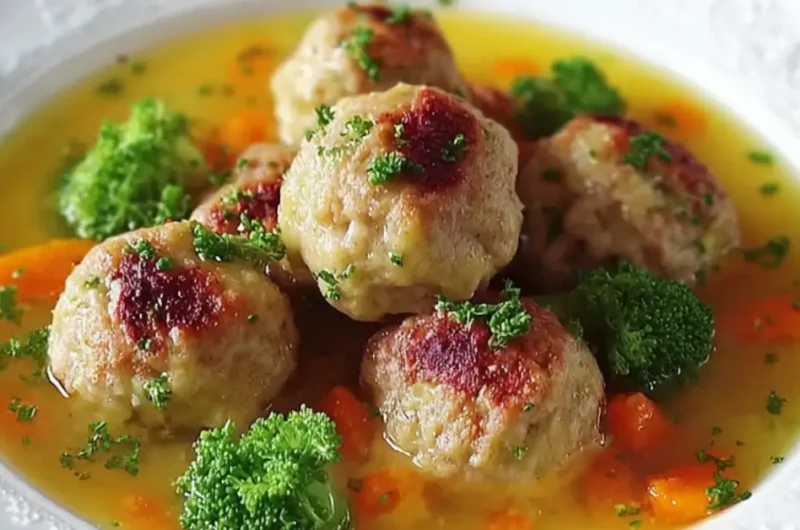 A legjobb csirkeleves májgombóccal 7 egyszerű lépésben