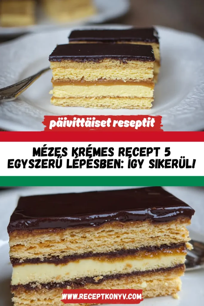 Mézes krémes recept 5 egyszerű lépésben: Így sikerül!