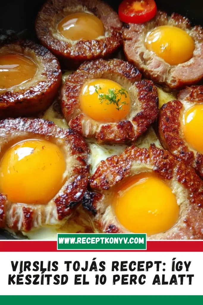 Virslis tojás recept: Így készítsd el 10 perc alatt