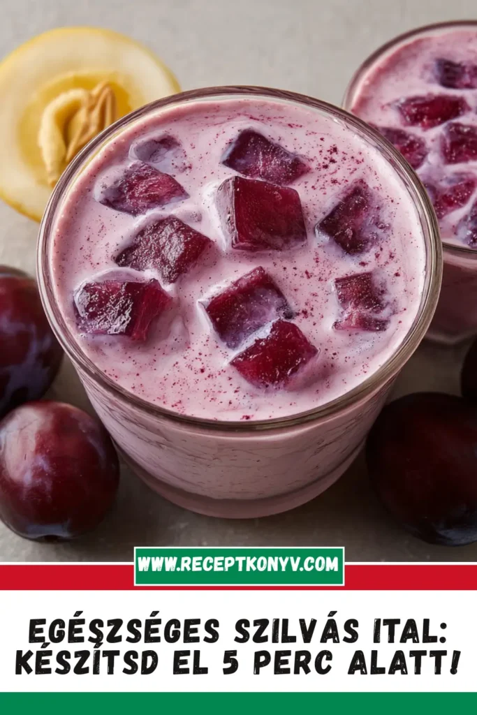 Egészséges szilvás ital: Készítsd el 5 perc alatt!
