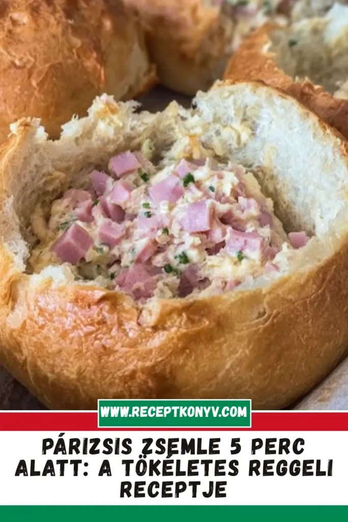 Párizsis zsemle 5 perc alatt: a tökéletes reggeli receptje