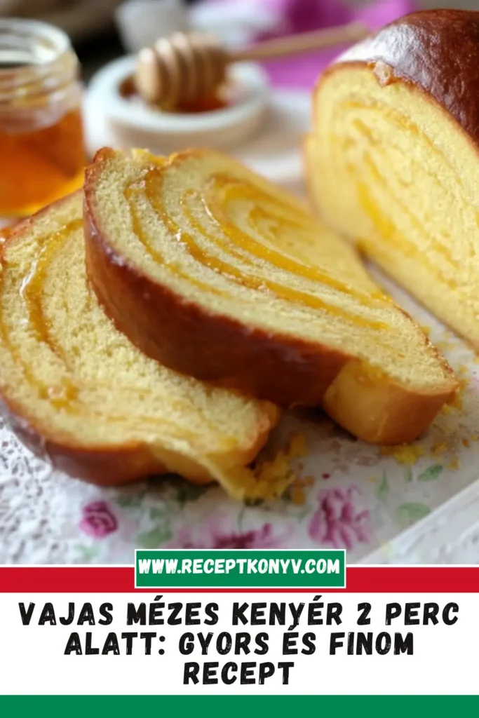 Vajas mézes kenyér 2 perc alatt: Gyors és finom recept