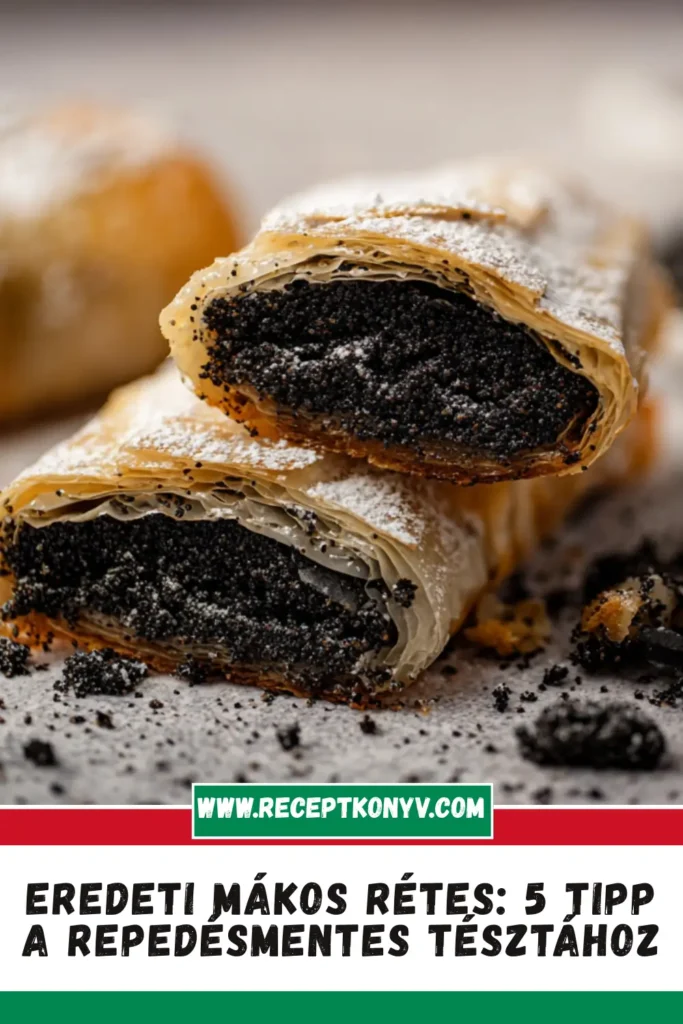 Eredeti mákos rétes: 5 tipp a repedésmentes tésztához