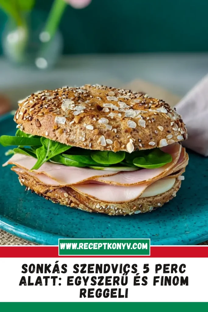 Sonkás szendvics 5 perc alatt: Egyszerű és finom reggeli