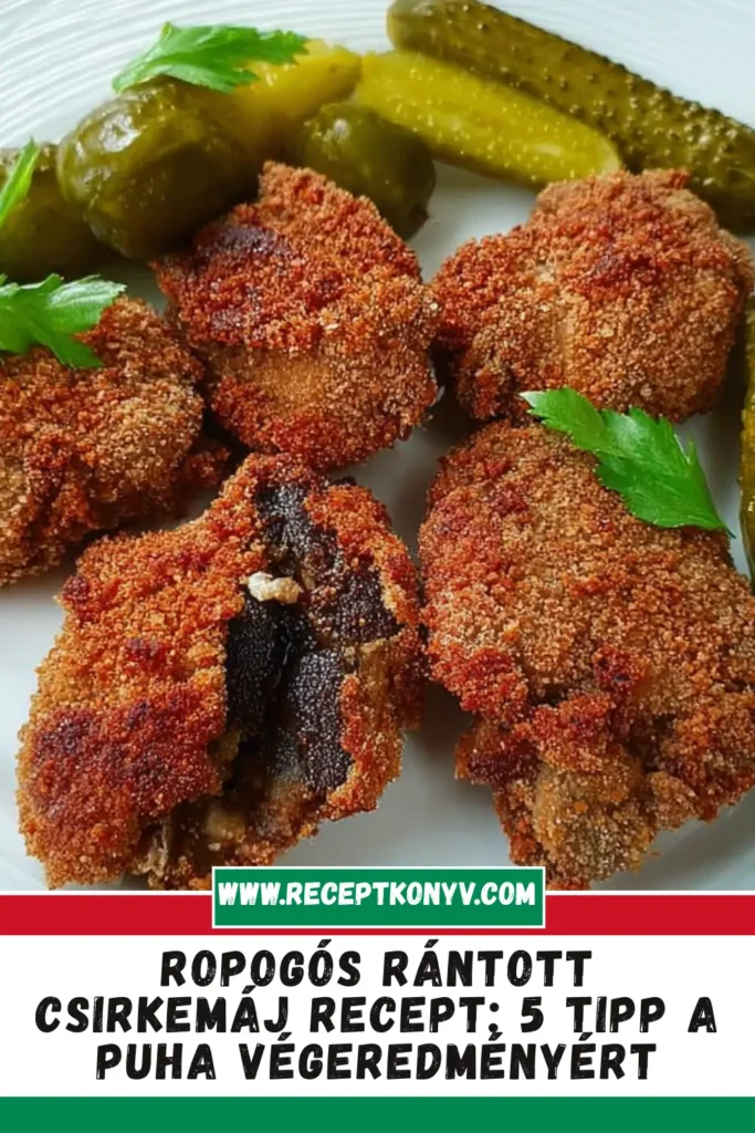 Ropogós rántott csirkemáj recept: 5 tipp a puha végeredményért