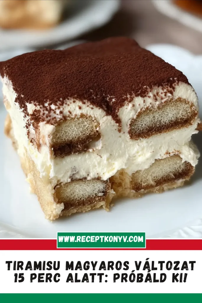 Tiramisu magyaros változat 15 perc alatt: Próbáld ki!