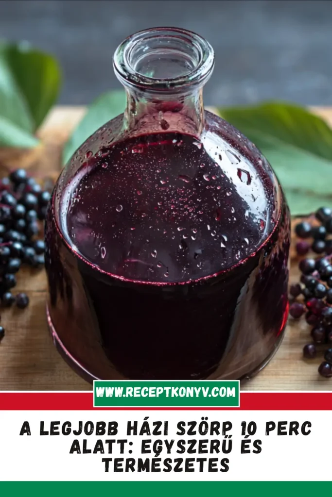 A legjobb házi szörp 10 perc alatt: Egyszerű és természetes