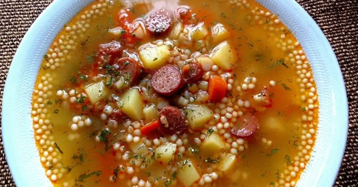 Egyszerű tarhonyaleves recept: Kész van 30 perc alatt