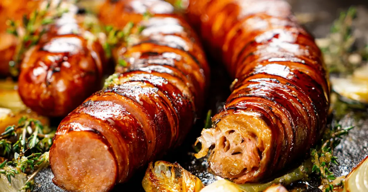 Szaftos sült kolbász recept: így lesz kész 30 perc alatt