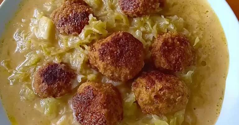 A legjobb kelkáposzta főzelék fasírttal: Kész 40 perc alatt