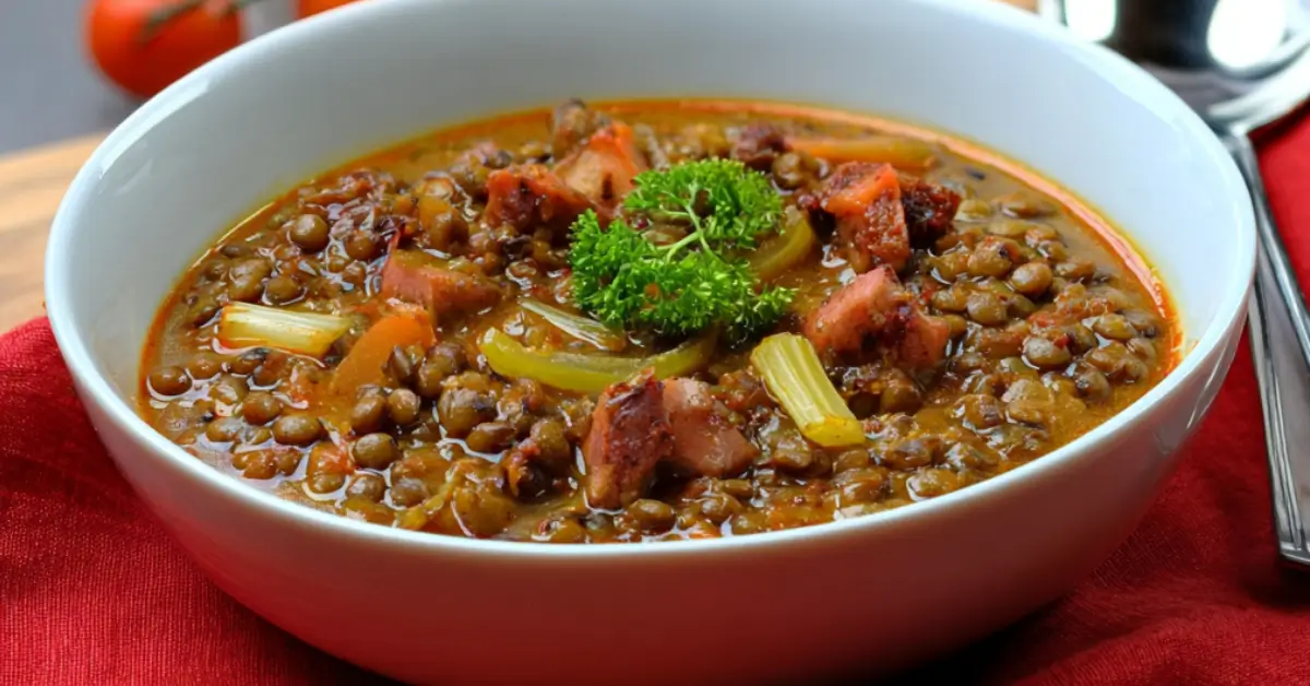 Zöldséges lencsefőzelék recept : Kész 30 perc alatt