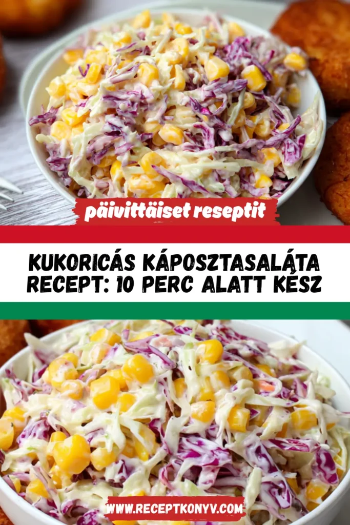 Kukoricás káposztasaláta recept: 10 perc alatt kész