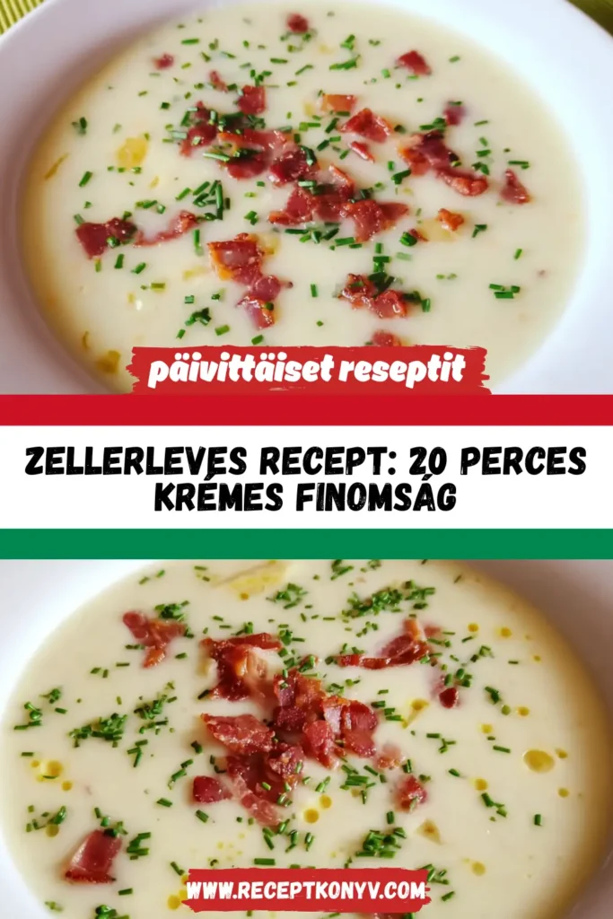 Zellerleves recept: 20 perces krémes finomság
