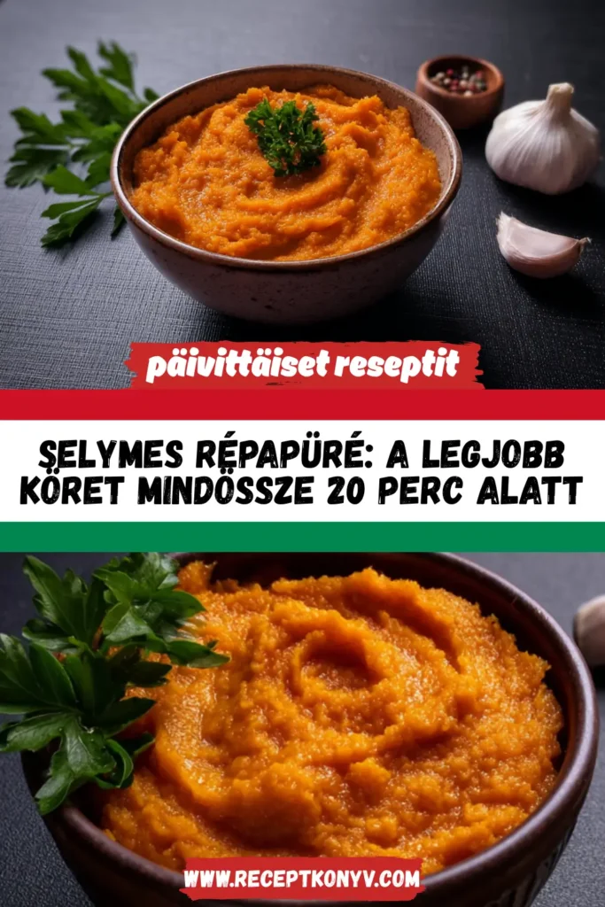 Selymes Répapüré: A legjobb köret mindössze 20 perc alatt