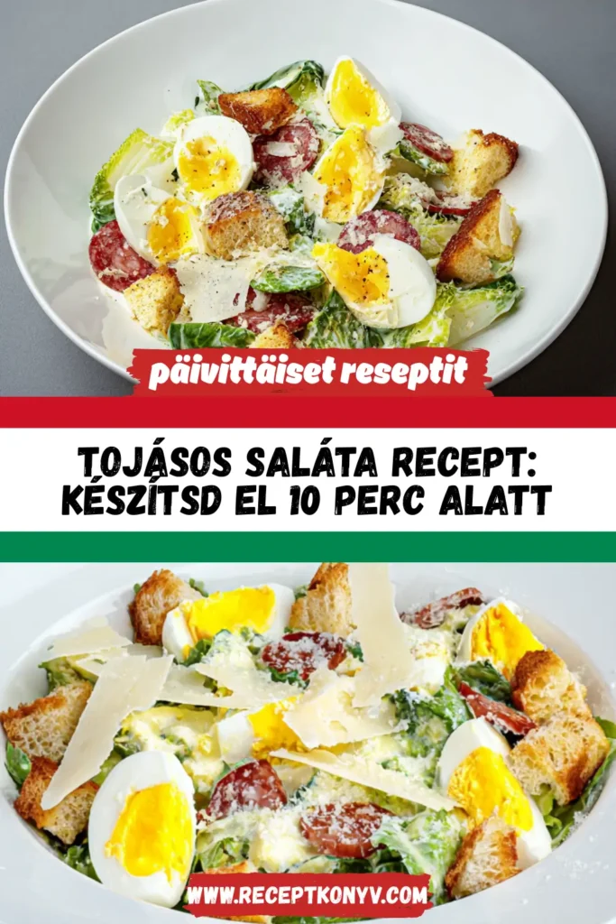 Tojásos saláta recept: készítsd el 10 perc alatt