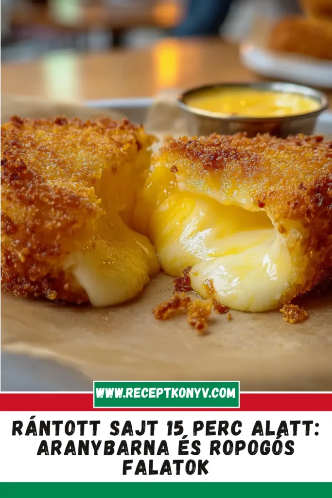 Rántott sajt 15 perc alatt: Aranybarna és ropogós falatok