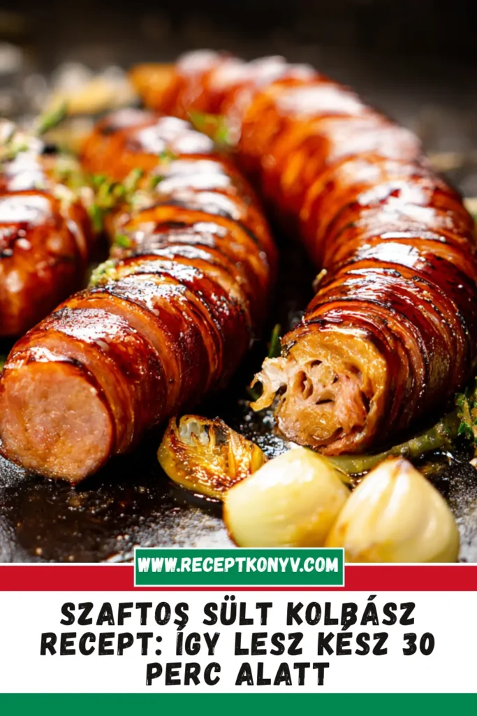 Szaftos sült kolbász recept: így lesz kész 30 perc alatt