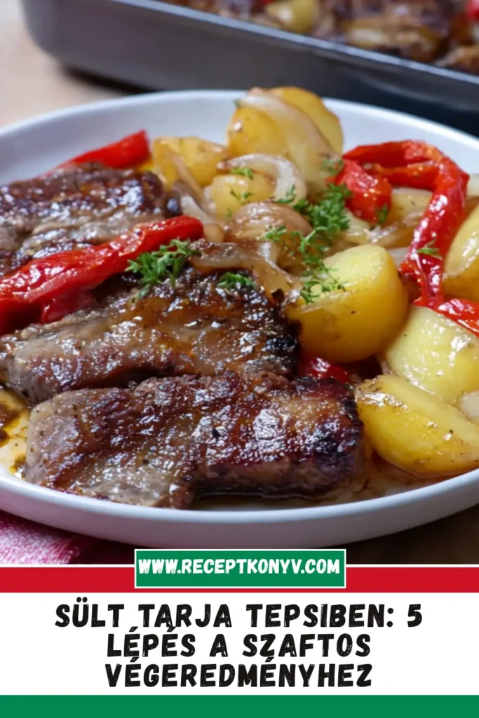 Sült tarja tepsiben: 5 lépés a szaftos végeredményhez