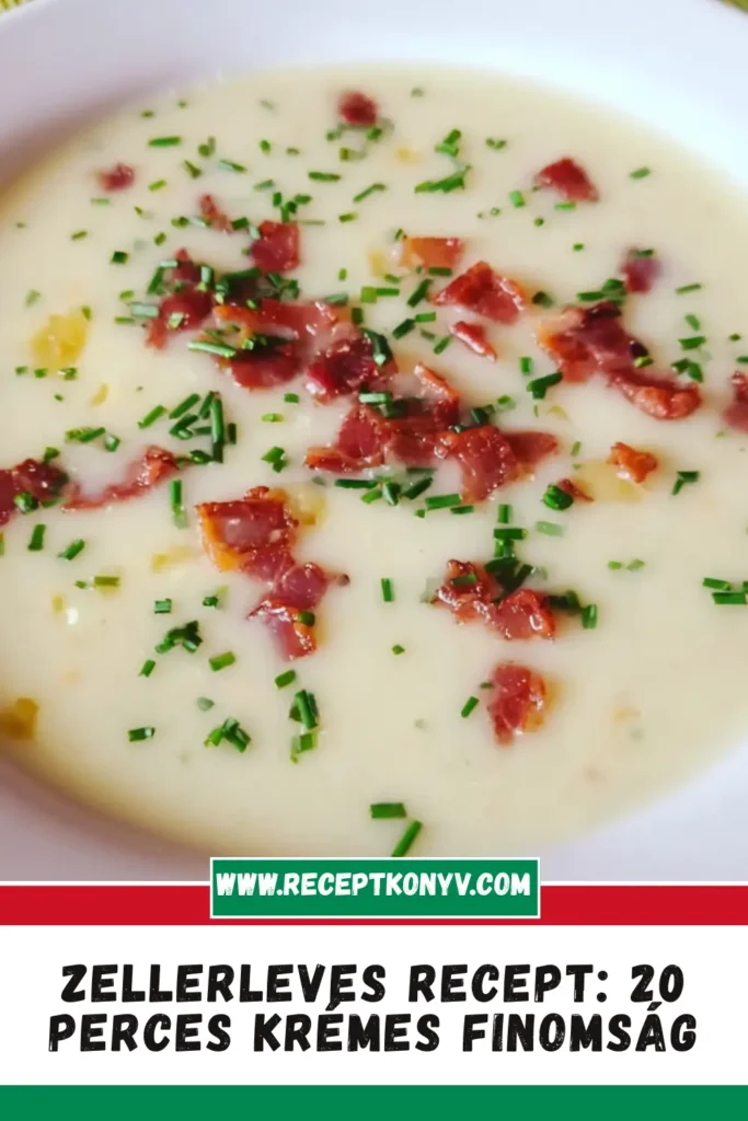 Zellerleves recept: 20 perces krémes finomság