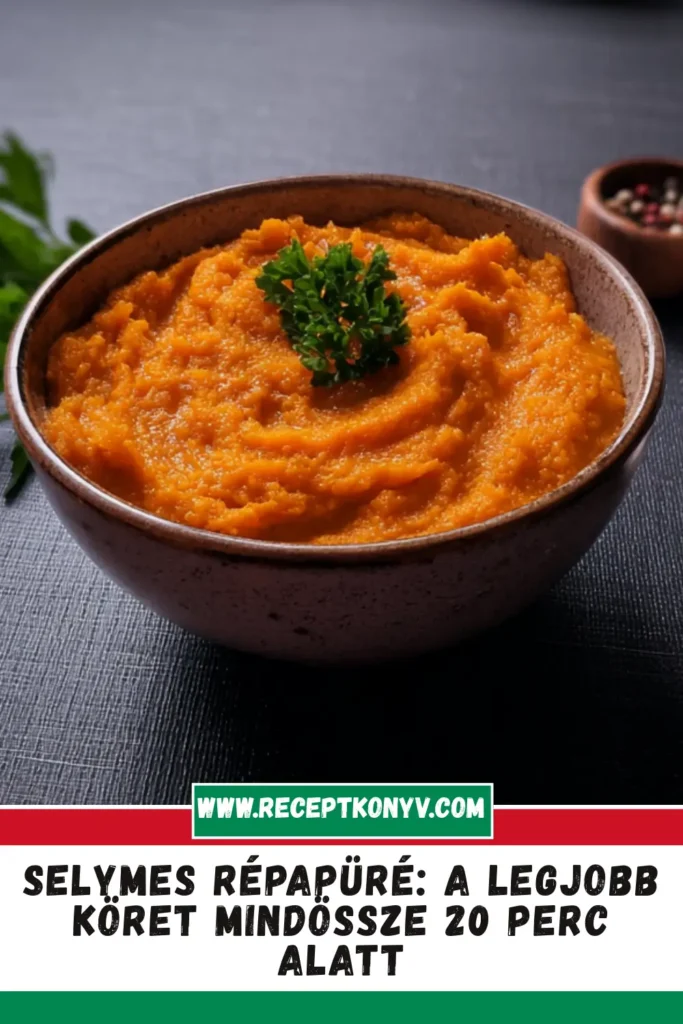 Selymes Répapüré: A legjobb köret mindössze 20 perc alatt