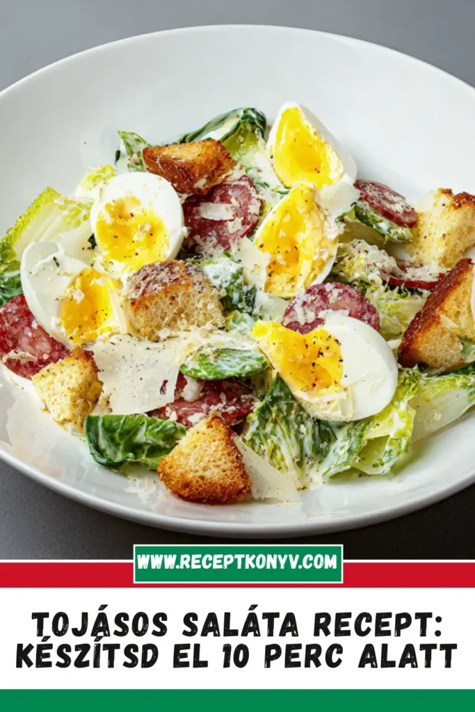 Tojásos saláta recept: készítsd el 10 perc alatt
