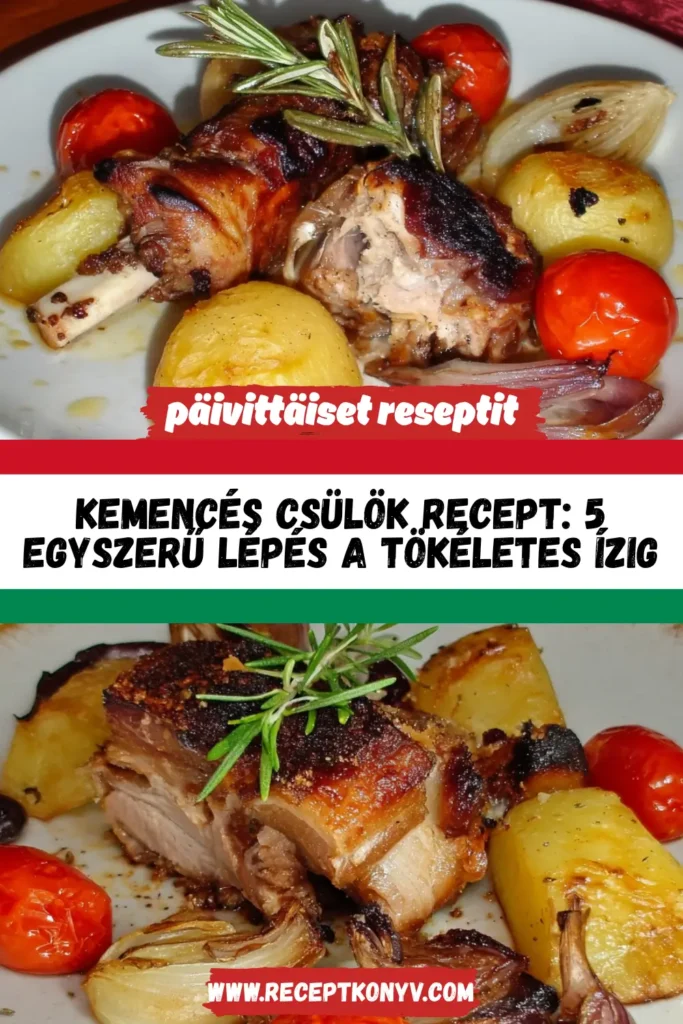 Kemencés csülök recept: 5 egyszerű lépés a tökéletes ízig