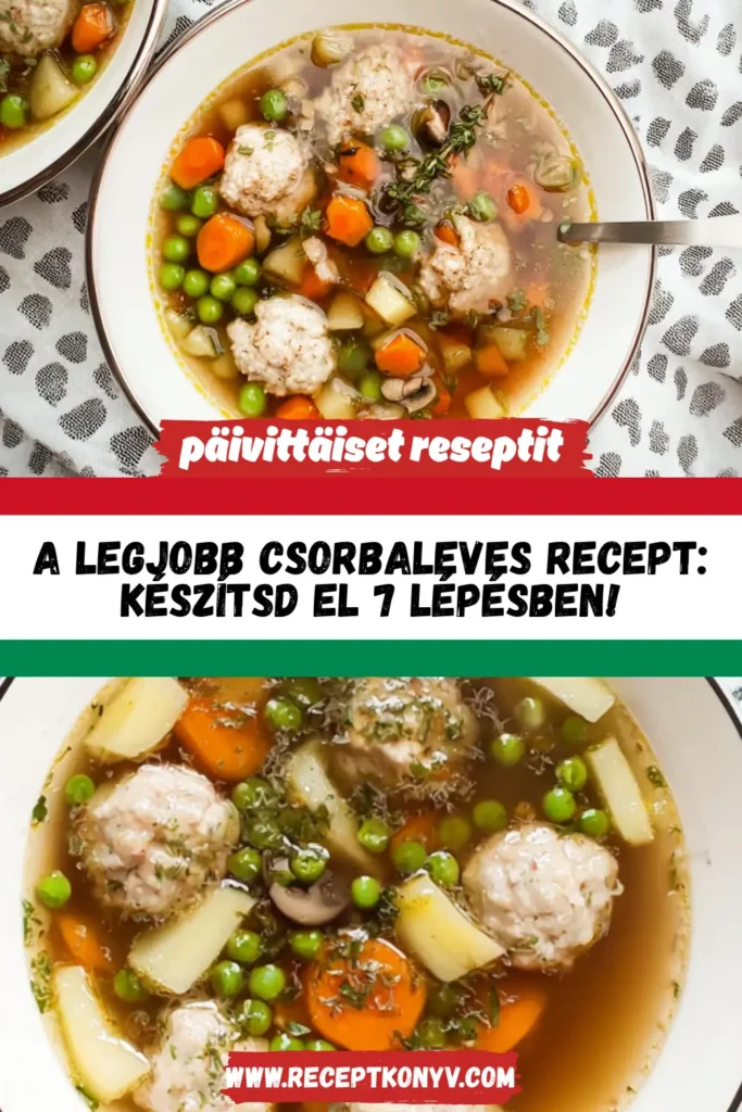A legjobb csorbaleves recept: Készítsd el 7 lépésben!