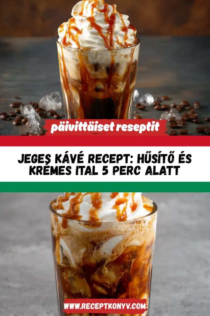 Jeges kávé recept: Hűsítő és krémes ital 5 perc alatt