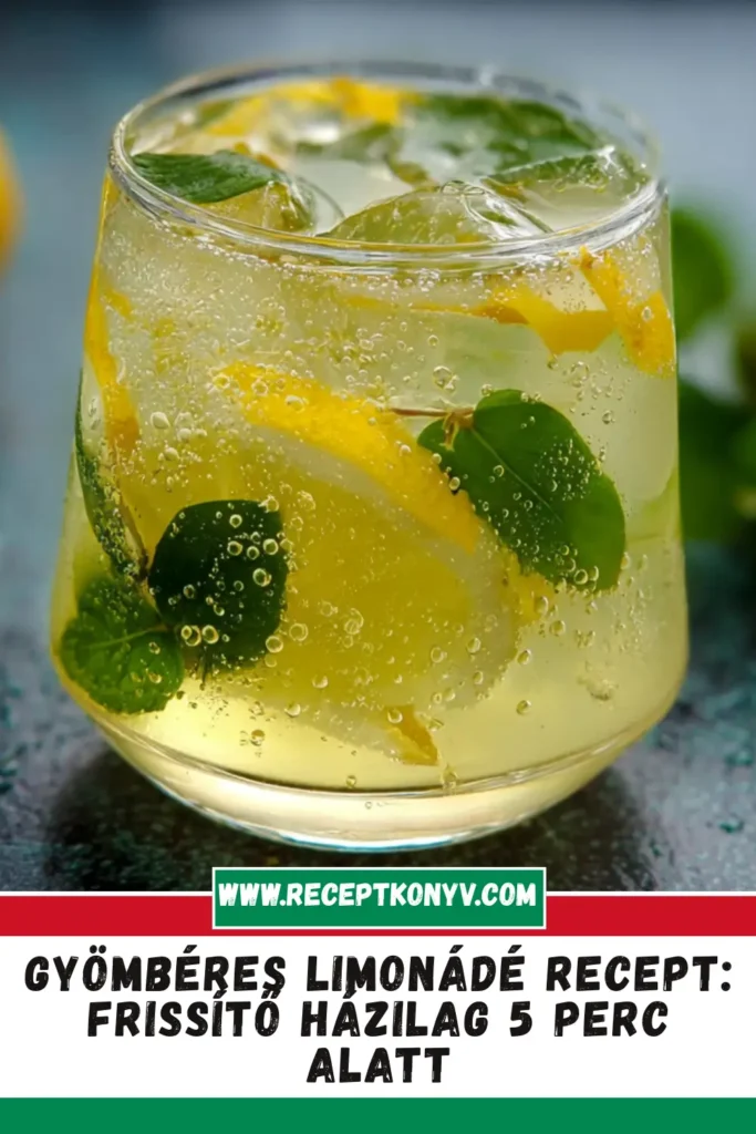 Gyömbéres limonádé recept: Frissítő házilag 5 perc alatt