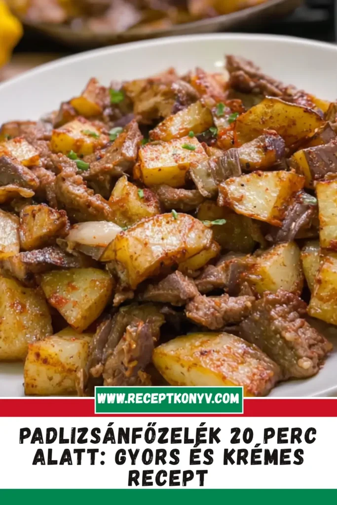 Padlizsánfőzelék 20 perc alatt: gyors és krémes recept