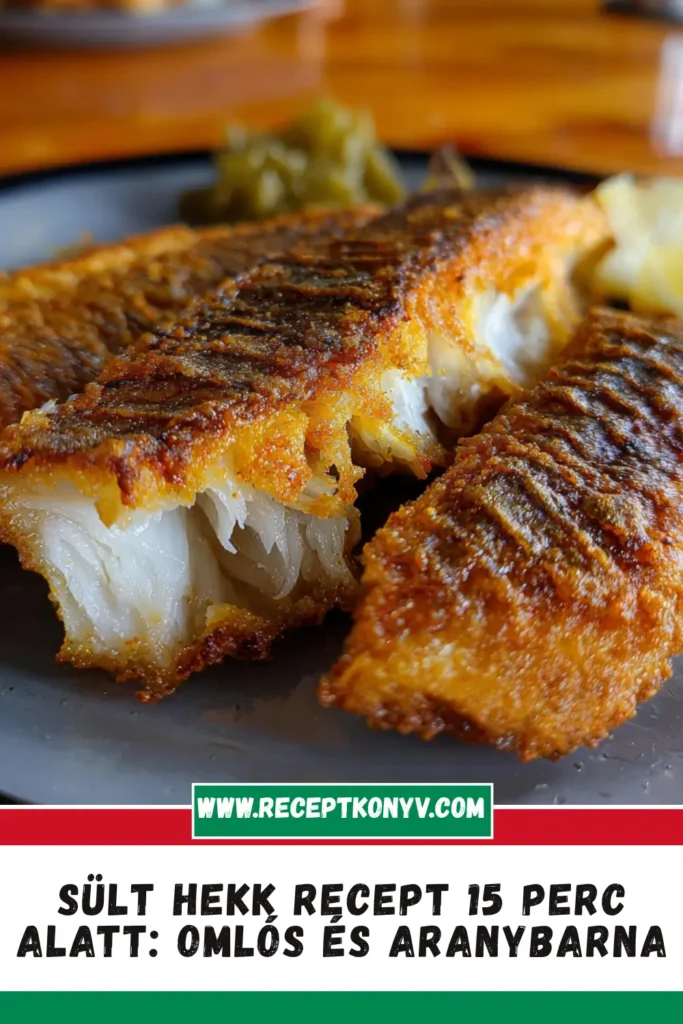 Sült hekk recept 15 perc alatt: Omlós és aranybarna