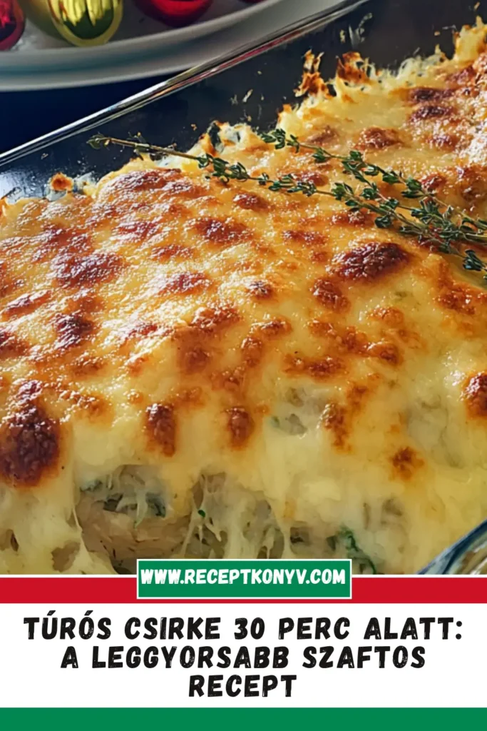 Túrós csirke 30 perc alatt: A leggyorsabb szaftos recept