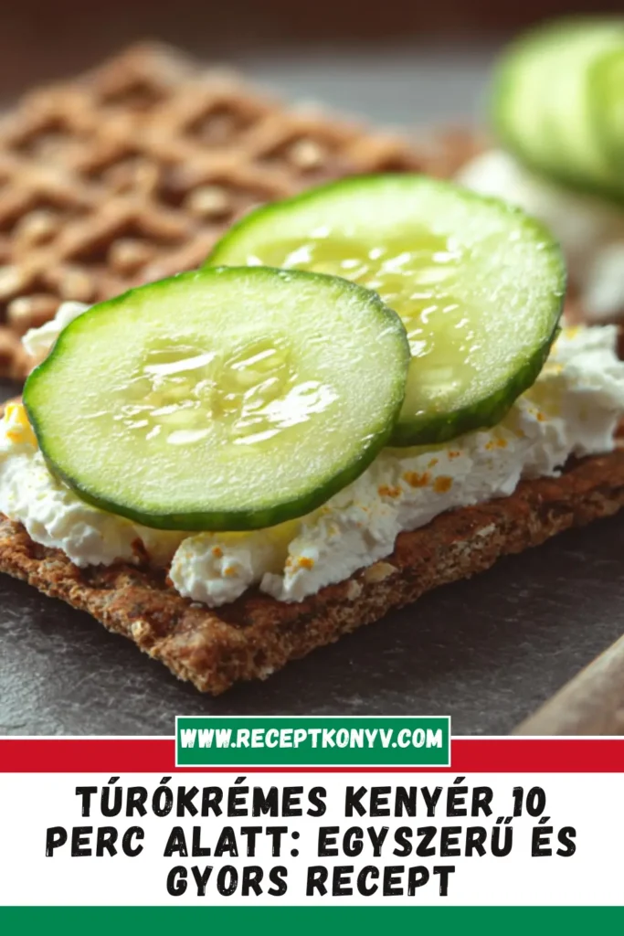 Túrókrémes kenyér 10 perc alatt: Egyszerű és gyors recept
