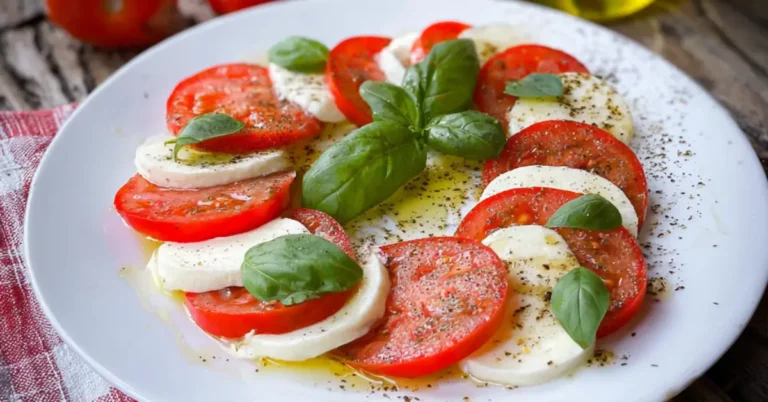 Paradicsomos mozzarellasaláta: Kész 10 perc alatt