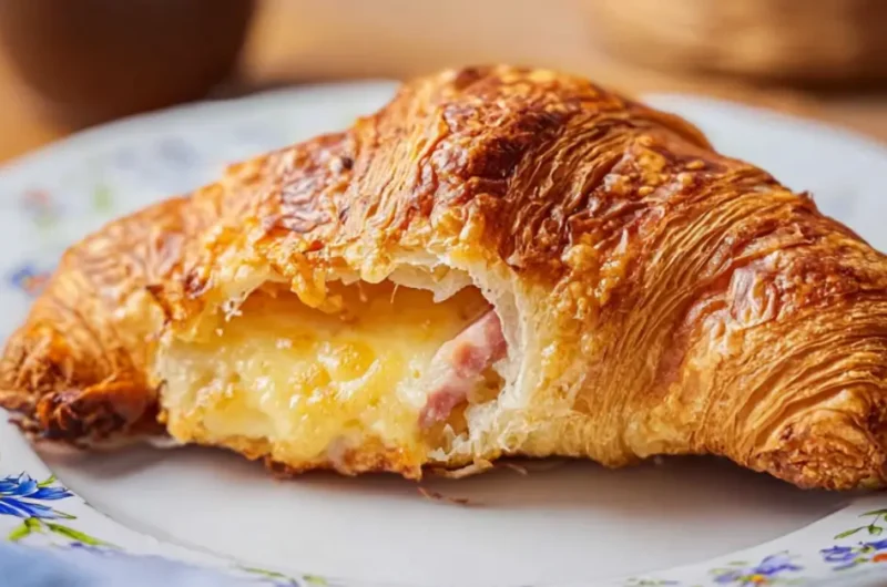 Füstölt sonkás croissant recept: 20 perc alatt kész