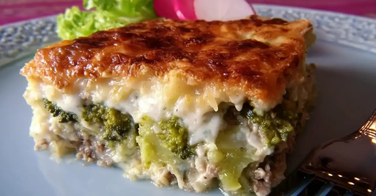 Tepsis rakott brokkoli recept: Kész 40 perc alatt!