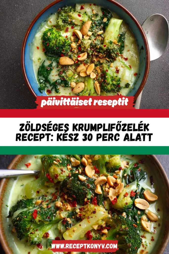 Zöldséges krumplifőzelék recept: kész 30 perc alatt