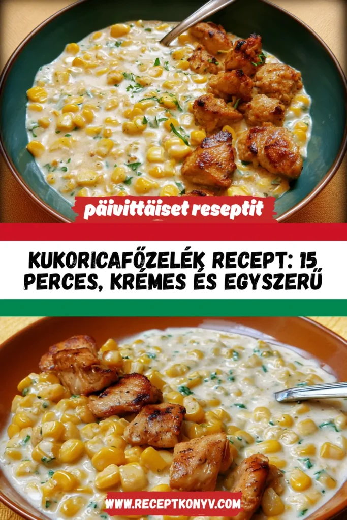 Kukoricafőzelék recept: 15 perces, krémes és egyszerű