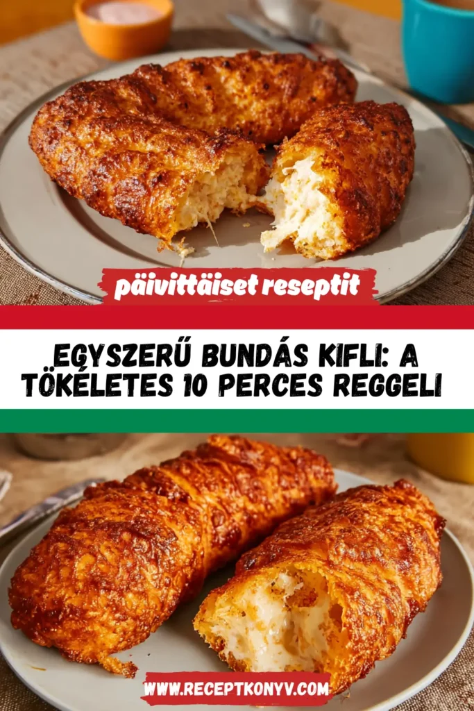 Egyszerű bundás kifli: A tökéletes 10 perces reggeli