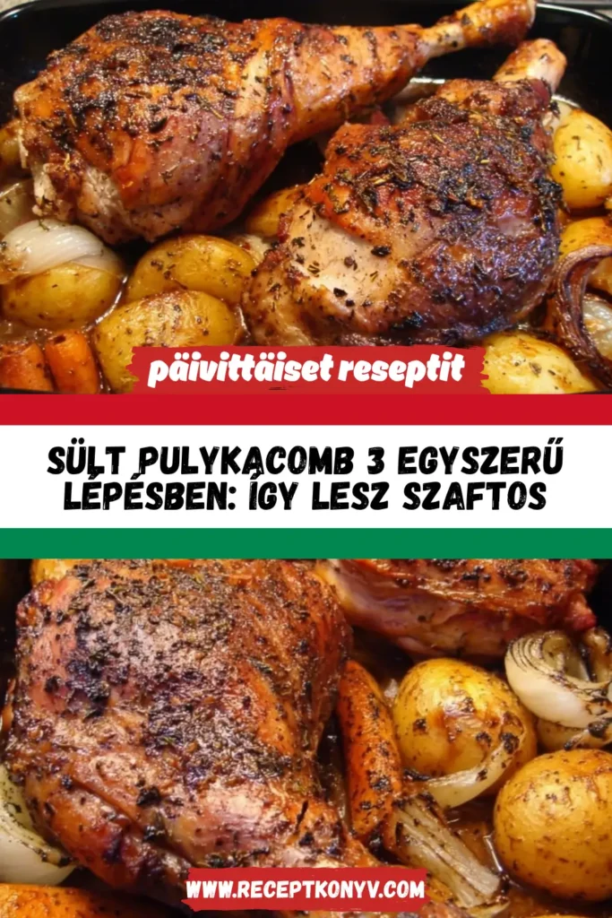 Sült pulykacomb 3 egyszerű lépésben: Így lesz szaftos