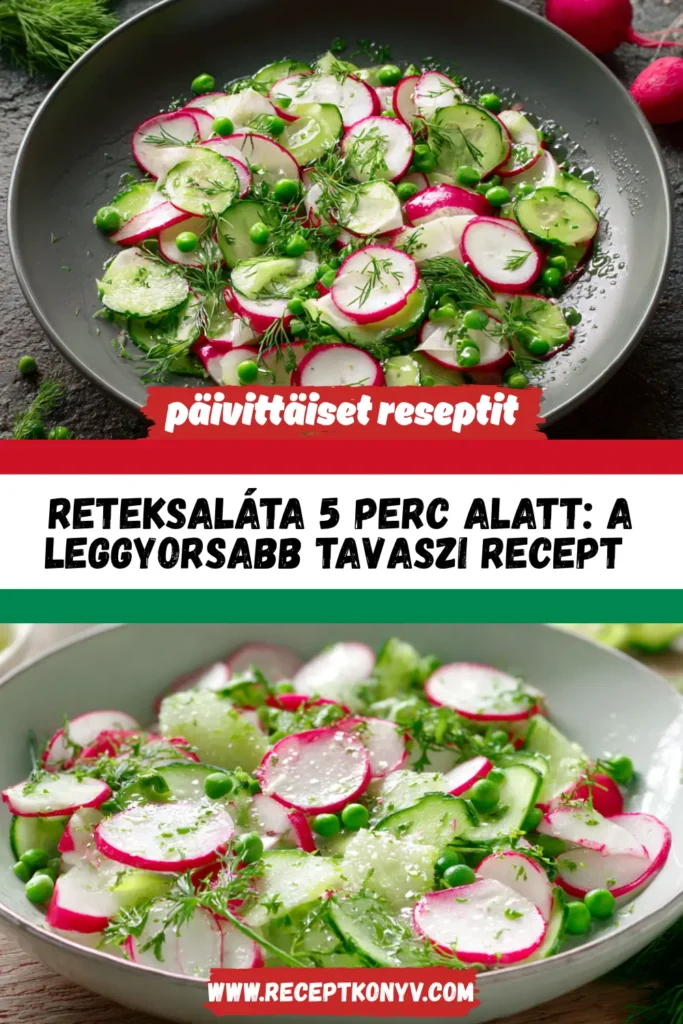 Reteksaláta 5 perc alatt: A leggyorsabb tavaszi recept