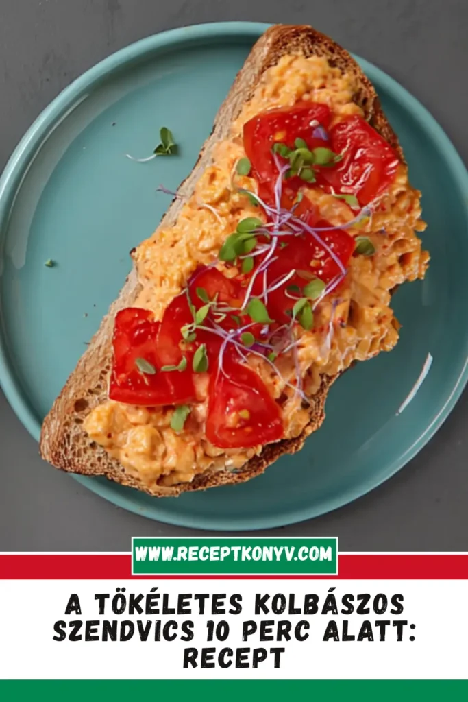 A tökéletes kolbászos szendvics 10 perc alatt: Recept