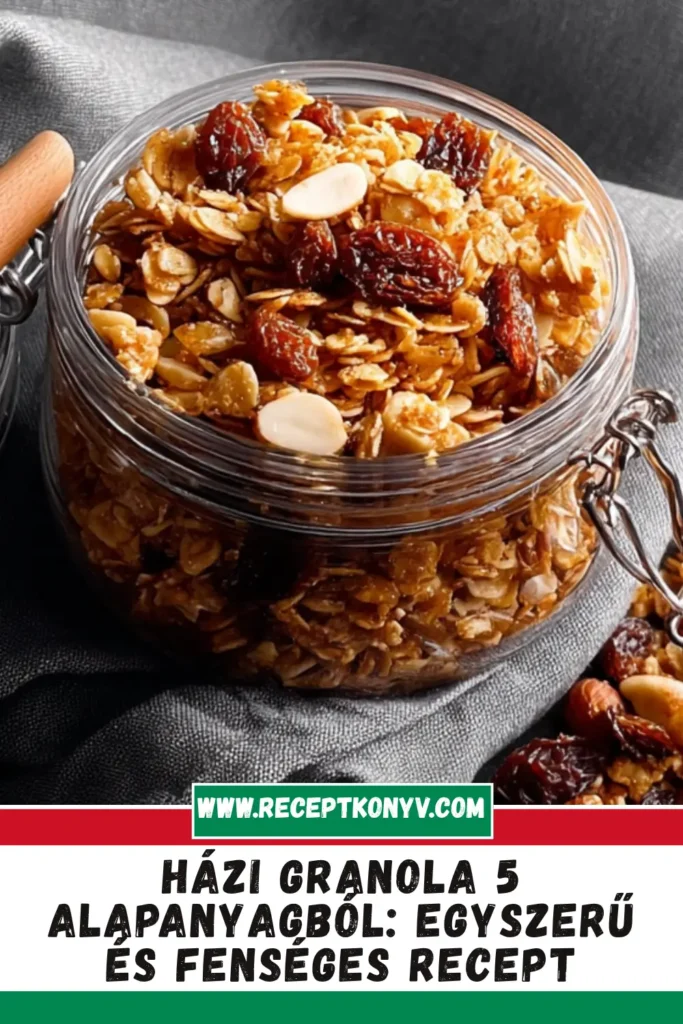 Házi granola 5 alapanyagból: Egyszerű és fenséges recept