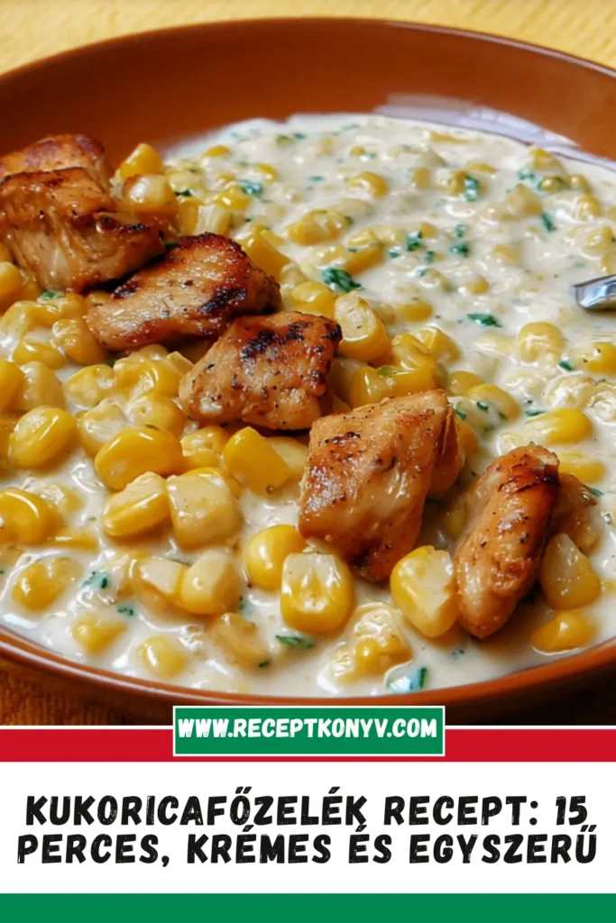 Kukoricafőzelék recept: 15 perces, krémes és egyszerű