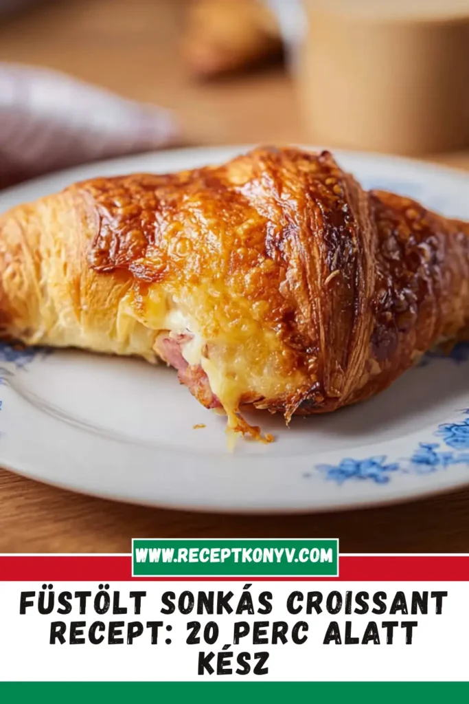Füstölt sonkás croissant recept: 20 perc alatt kész