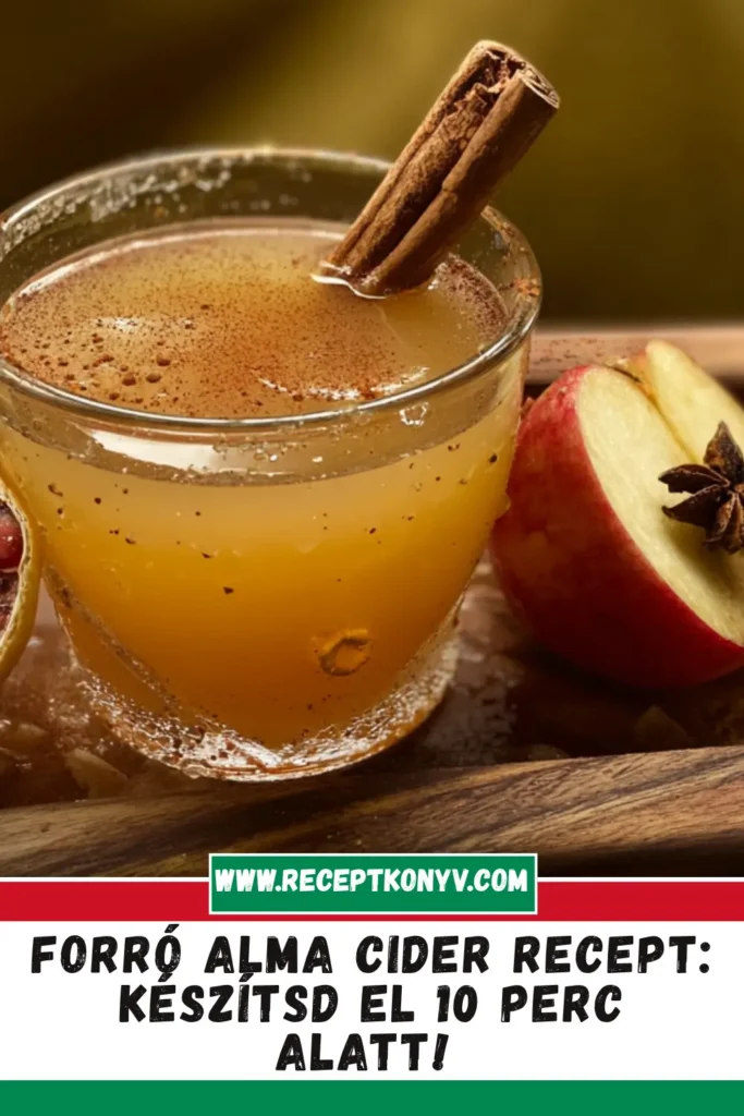 Forró alma cider recept: Készítsd el 10 perc alatt!