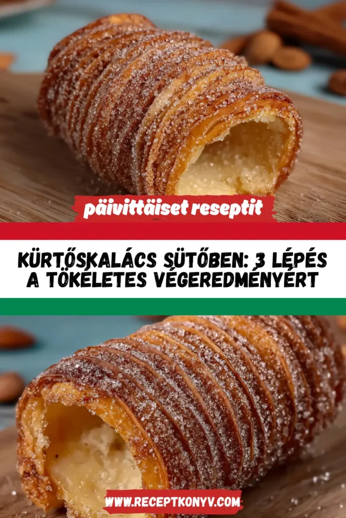 Kürtőskalács Sütőben: 3 Lépés a Tökéletes Végeredményért