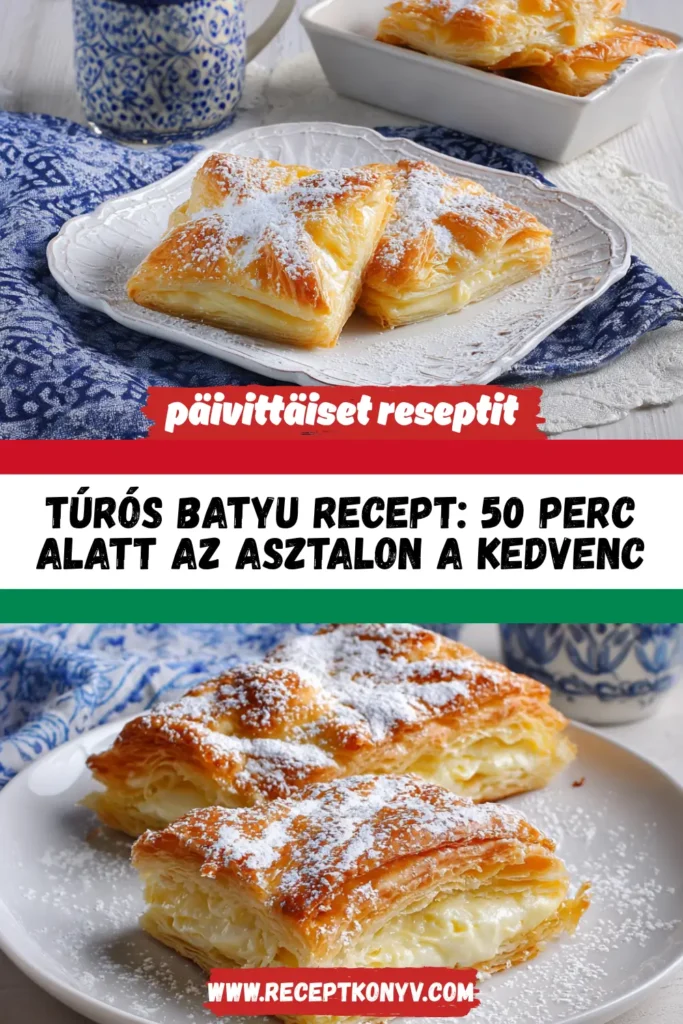 Túrós batyu recept: 50 perc alatt az asztalon a kedvenc