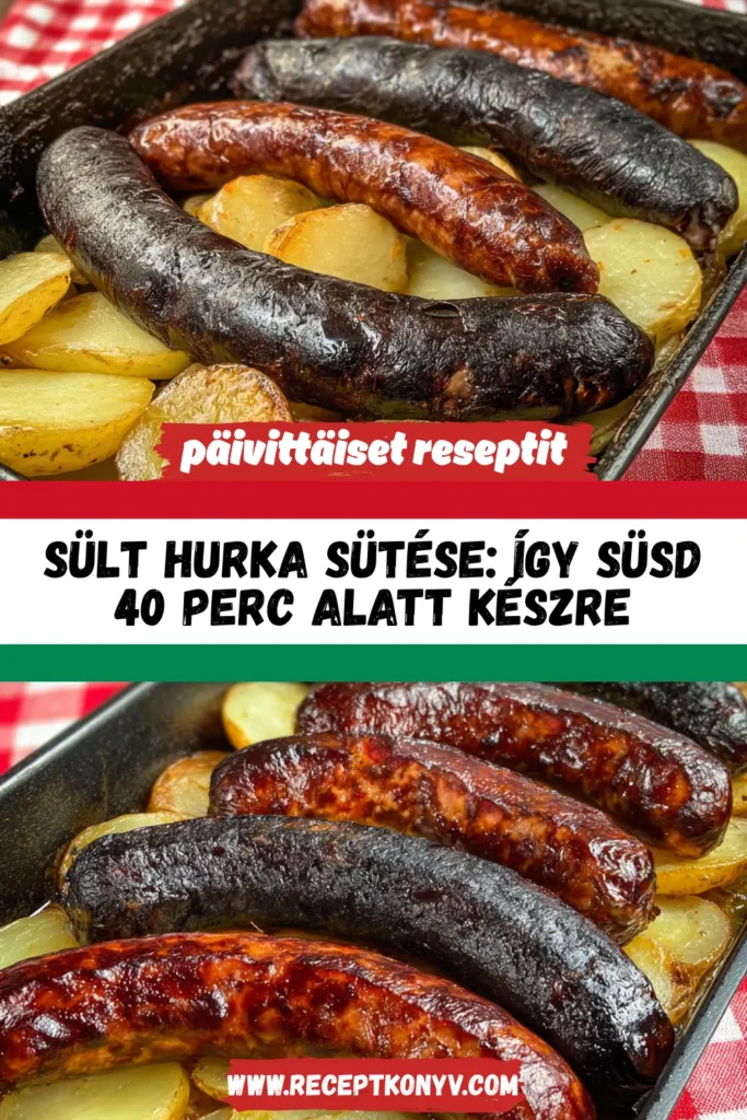 Sült hurka sütése: Így süsd 40 perc alatt készre