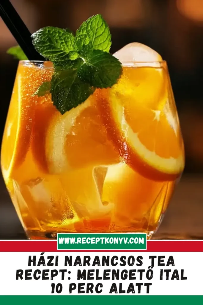 Házi narancsos tea recept: melengető ital 10 perc alatt